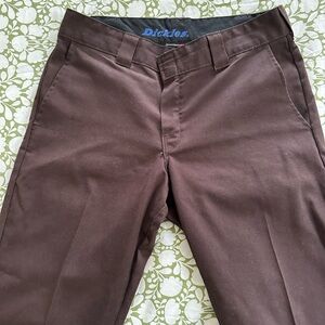 Dickies Brown Chinos with Straight Leg Design